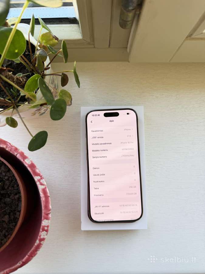Apple iPhone 16 pro 256gb Geros būklės - nuotraukos Nr. 10