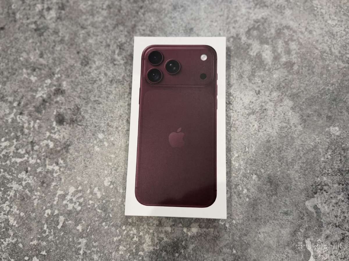 Naujas iPhone 18 Pro 256gb Max Burgundy! - nuotraukos Nr. 4