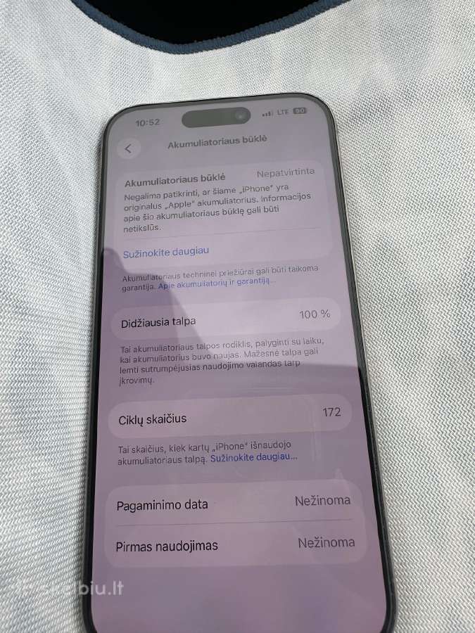 iPhone 15 Pro - nuotraukos Nr. 4