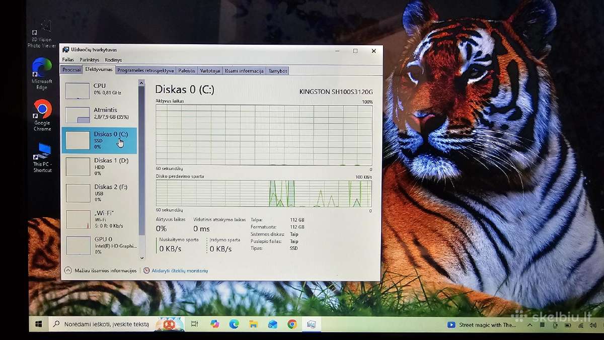 Medion Akoya i7/8gb/120ssd+1000gb/17.3 nvidia - nuotraukos Nr. 11