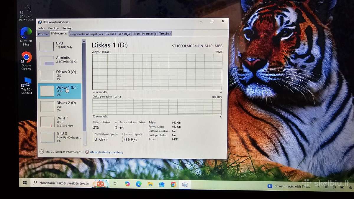 Medion Akoya i7/8gb/120ssd+1000gb/17.3 nvidia - nuotraukos Nr. 12
