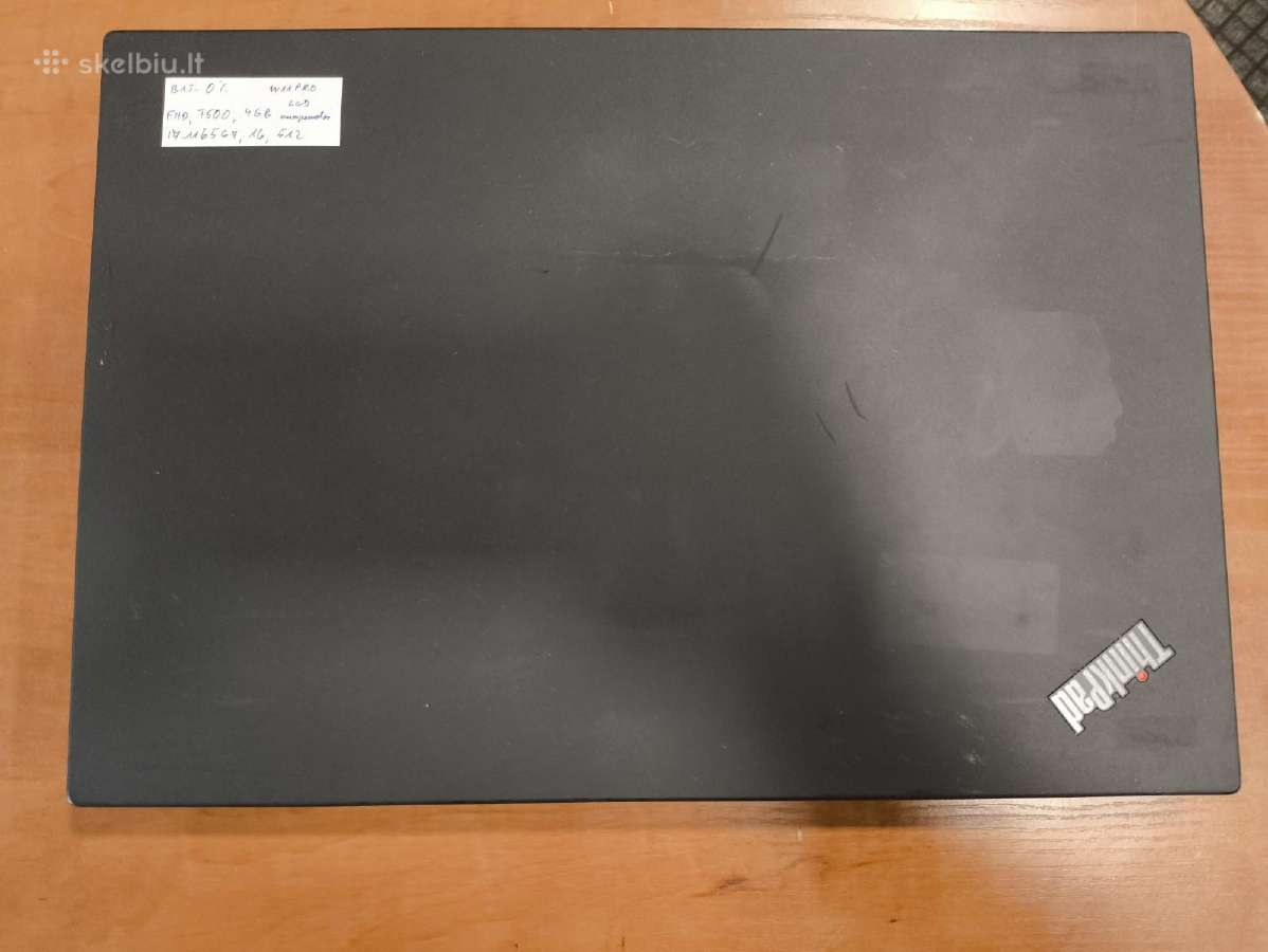 Thinkpad P14s 14.0 Ips i7-1165g7 16gb 512gb SSD - nuotraukos Nr. 3