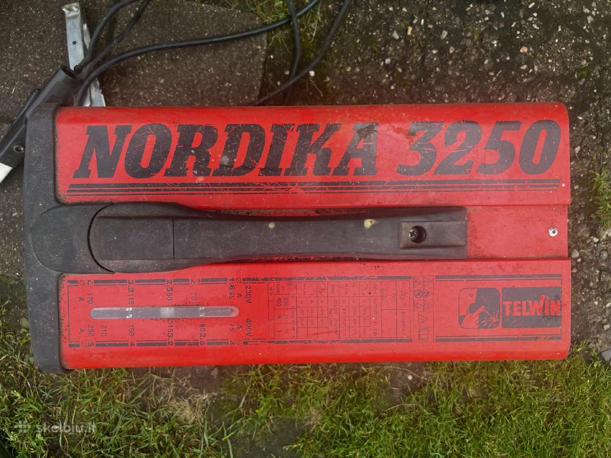 Telwin Nordika 3250 suvirinimo aparatas 230/400 V - nuotraukos Nr. 2