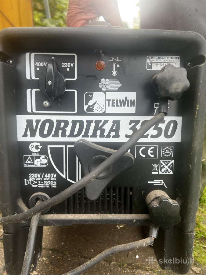 Telwin Nordika 3250 suvirinimo aparatas 230/400 V - nuotraukos Nr. 4