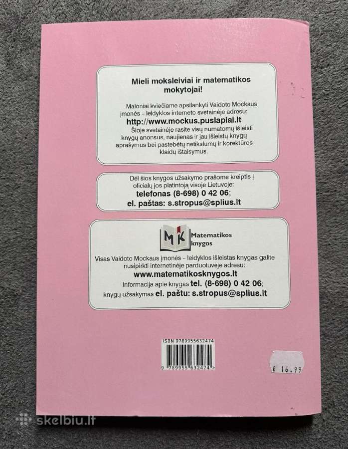 Matematikos vbe 3 dalies uždaviniai 11-12 klasių - nuotraukos Nr. 2