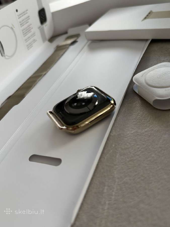 Apple 8 Stainless gold ismanusis laikrodis - nuotraukos Nr. 4
