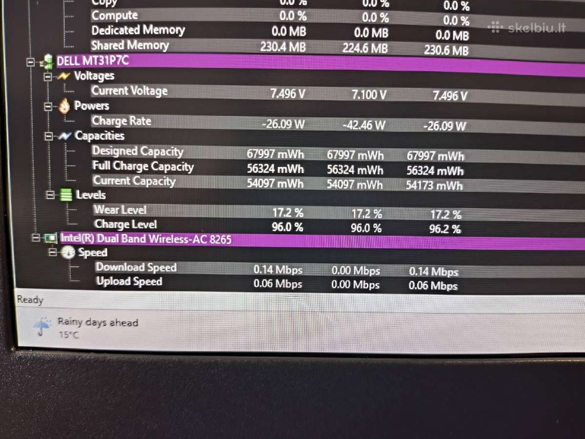 Latitude 5490 Fhd Ips i5-8350u 16/256gb Usa Kb - nuotraukos Nr. 6