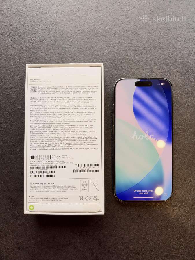 Apple iPhone 16 Pro 256gb White Titanium - nuotraukos Nr. 2