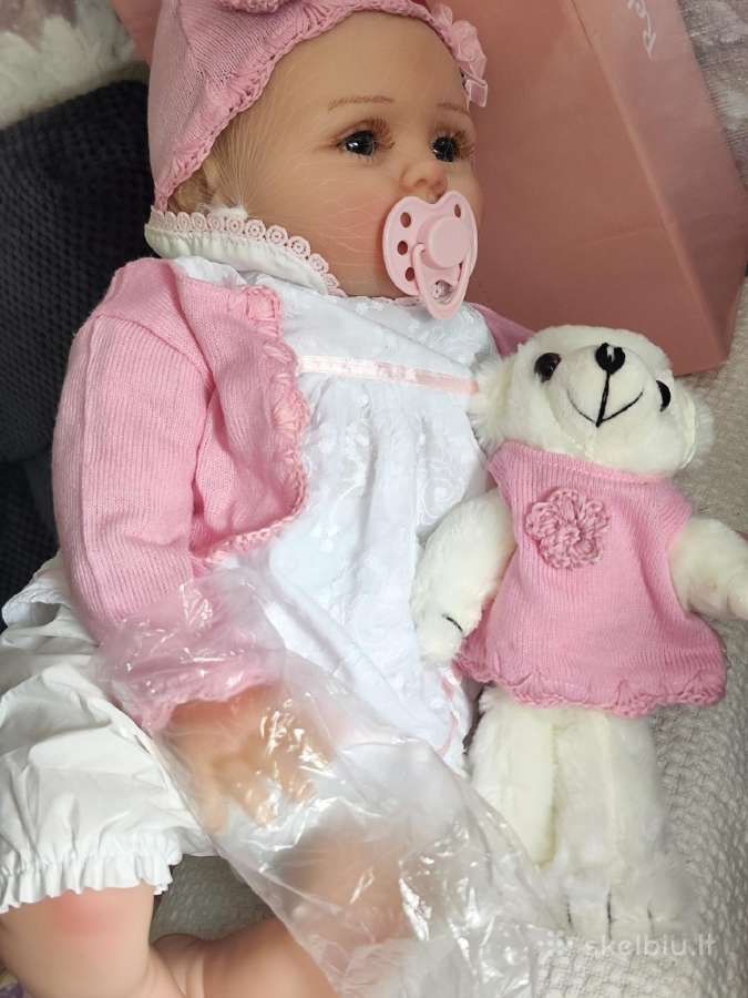 Reborn originali lėlė nauja su priedais - nuotraukos Nr. 7