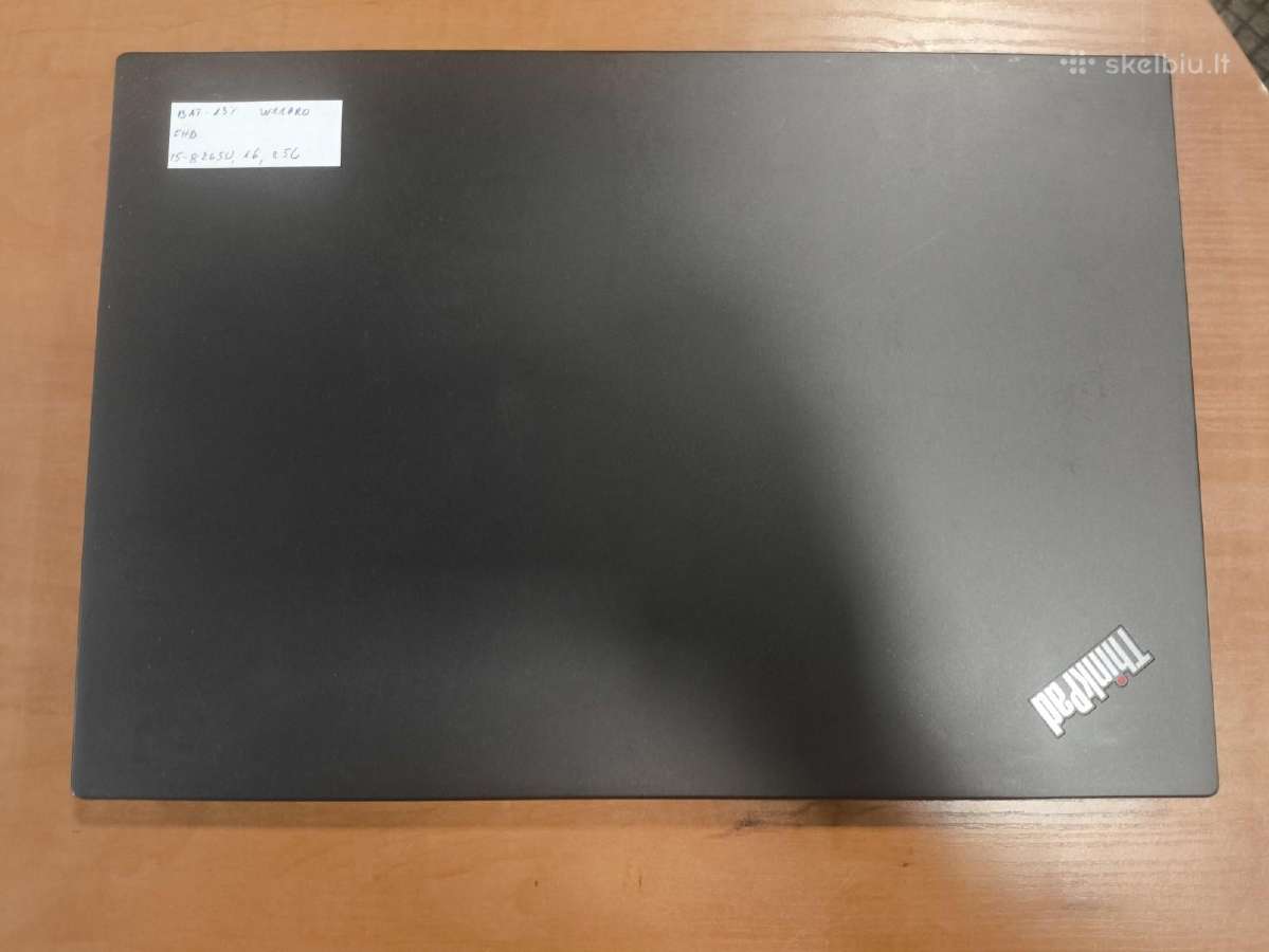T490s i5-8265u 16gb 256gb 13% Usa Kb+ Ru Lipdukai - nuotraukos Nr. 3