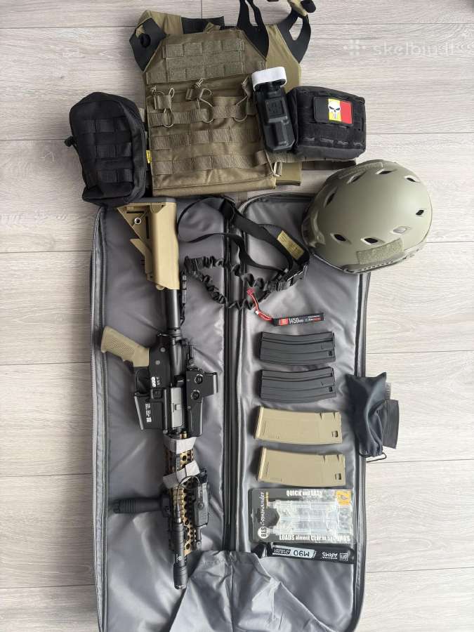 Airsoft ginklas ir ekipuotė - nuotraukos Nr. 2