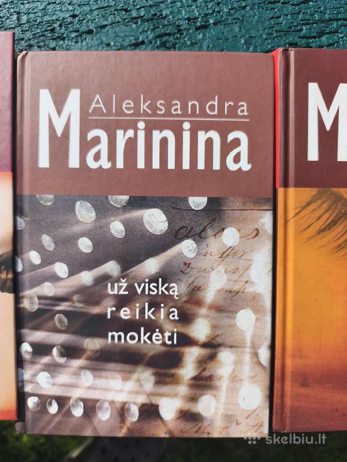 Parduodamos Aleksandra Marinina knygos - nuotraukos Nr. 5