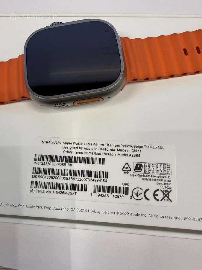 Apple Watch Ultra GPS + Cellular, 49mm Titanium - nuotraukos Nr. 7