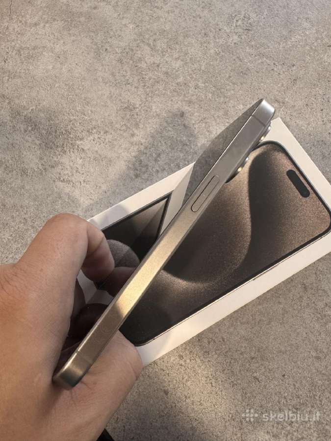 Apple iPhone 15 pro 128gb Natural Titanium - nuotraukos Nr. 4