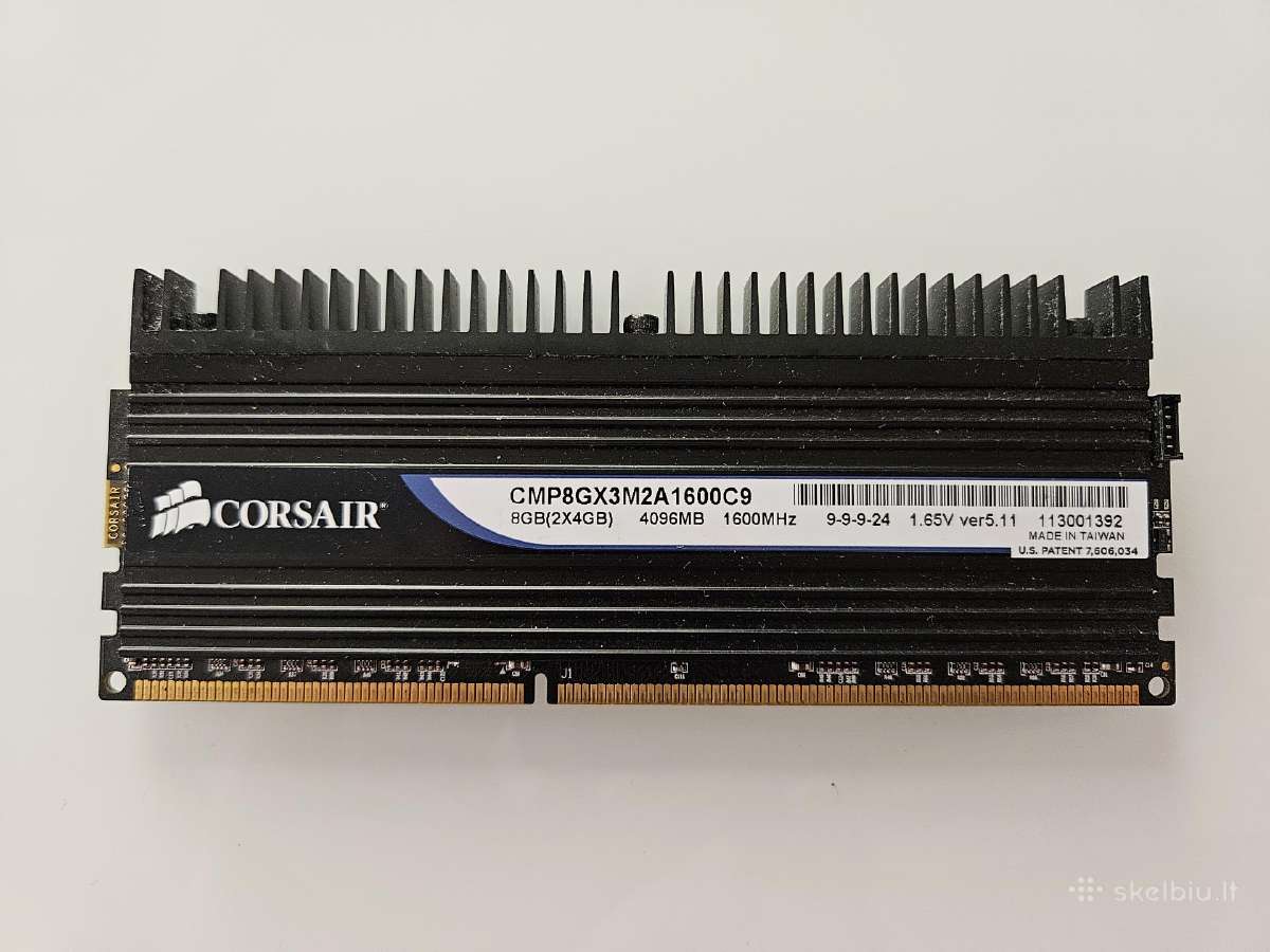 Corsair Dominator Ddr3 4gb - nuotraukos Nr. 2