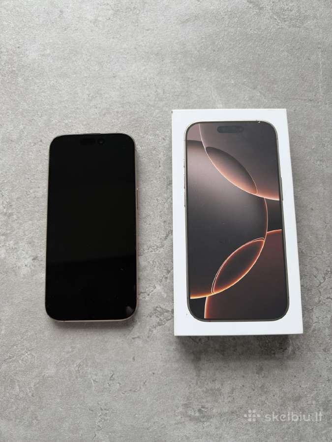 iPhone 16 Pro 128gb Desert Titanium +Burga dovanų - nuotraukos Nr. 4