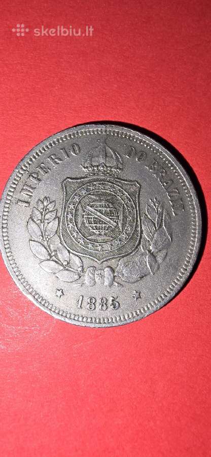 Brazilija 100 realų 1885 - nuotraukos Nr. 2