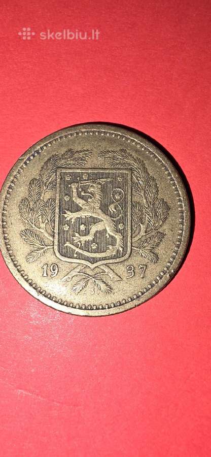 Suomija 20 markių 1937 - nuotraukos Nr. 2