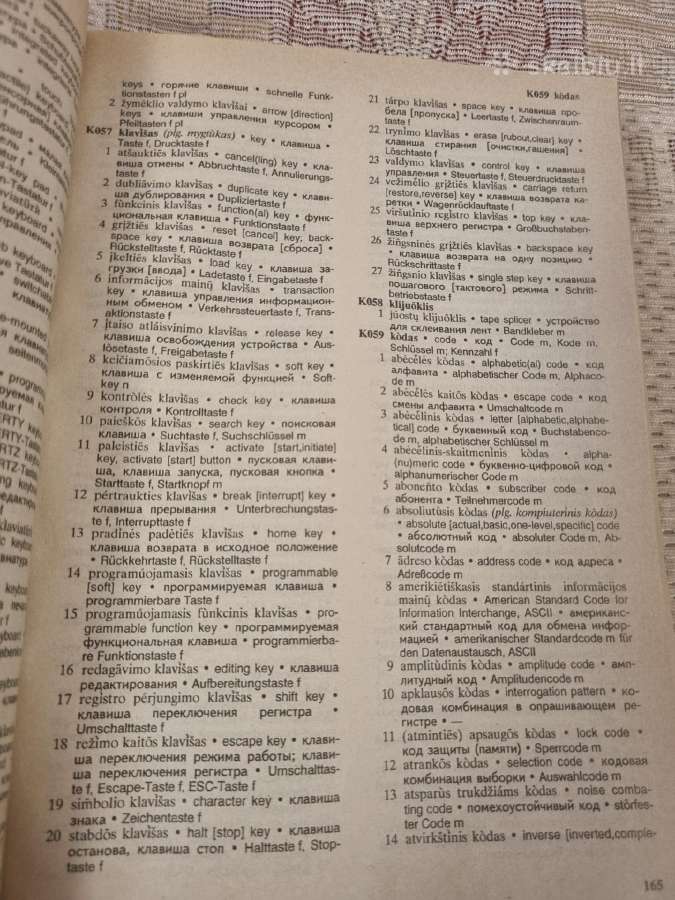 Informatika , Keturkalbis terminų žodynas - nuotraukos Nr. 4