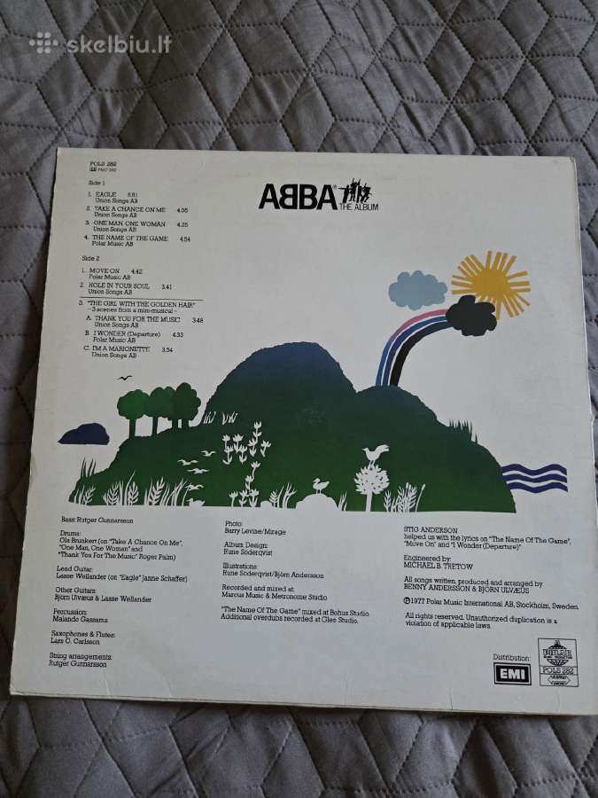 Abba The Album vinilas 1977 leidimas pols282 - nuotraukos Nr. 2