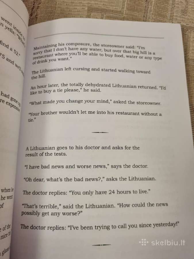 Anglų kalba - Best ever book of Lithuanian Jokes - nuotraukos Nr. 4