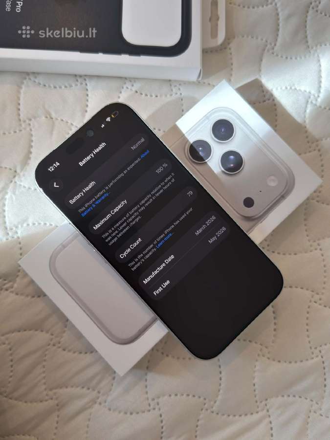 iPhone 17 Pro Silver 256gb - nuotraukos Nr. 6