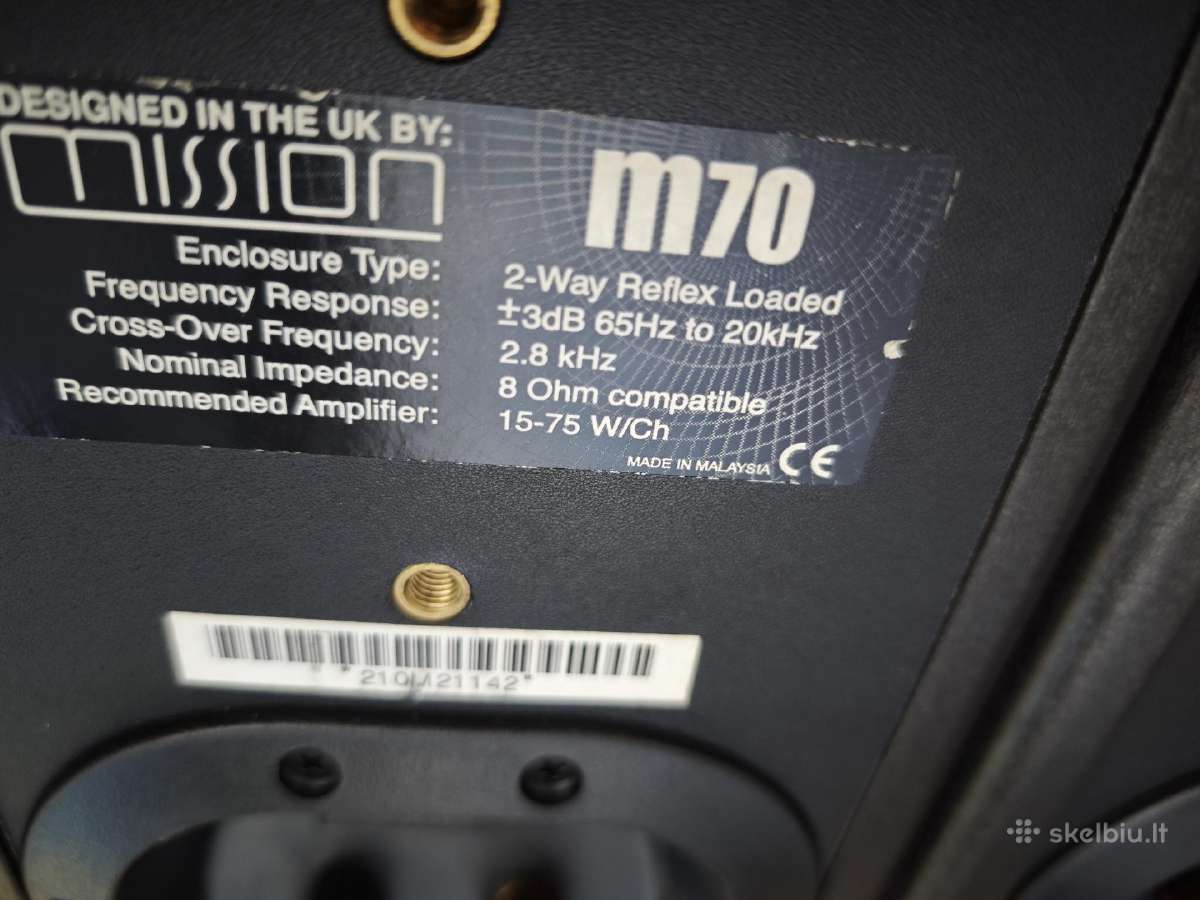 Mission m70 kolonėlės - nuotraukos Nr. 2