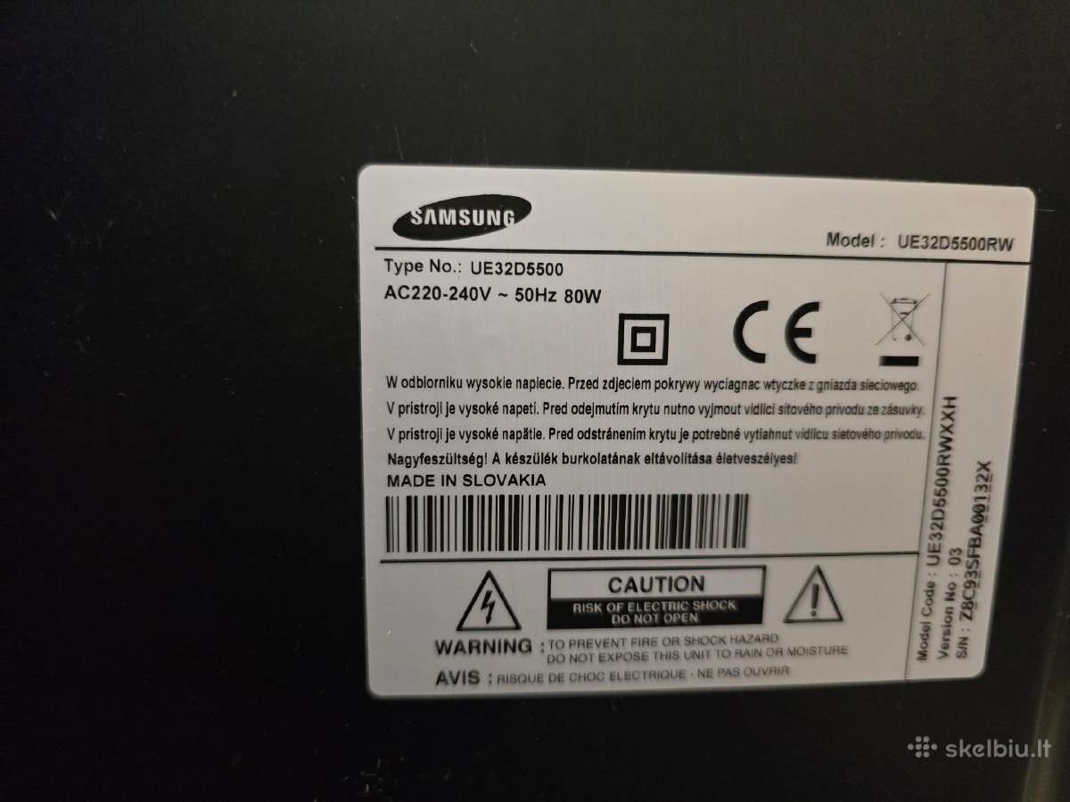 Televizorius Samsung Ue32d5500 - nuotraukos Nr. 3