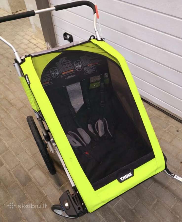 Dviračio priekaba/slidės Thule Chariot Cheetahxt2 - nuotraukos Nr. 9