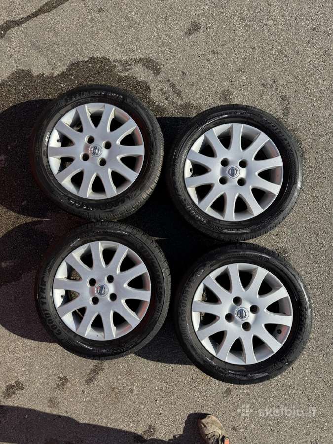 Nissan R16 ratlankiai su padangomis - nuotraukos Nr. 3