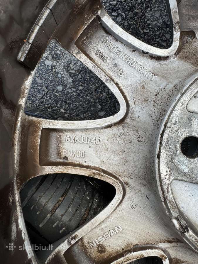 Nissan R16 ratlankiai su padangomis - nuotraukos Nr. 7