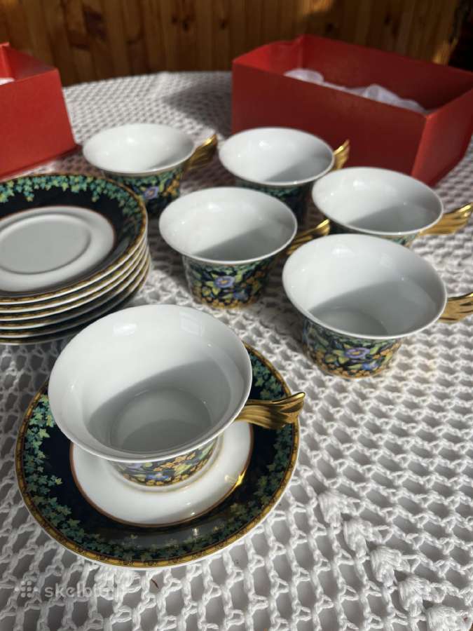 Versace Rosenthal Gold Ivy (1997) Arbatos servizas - nuotraukos Nr. 3