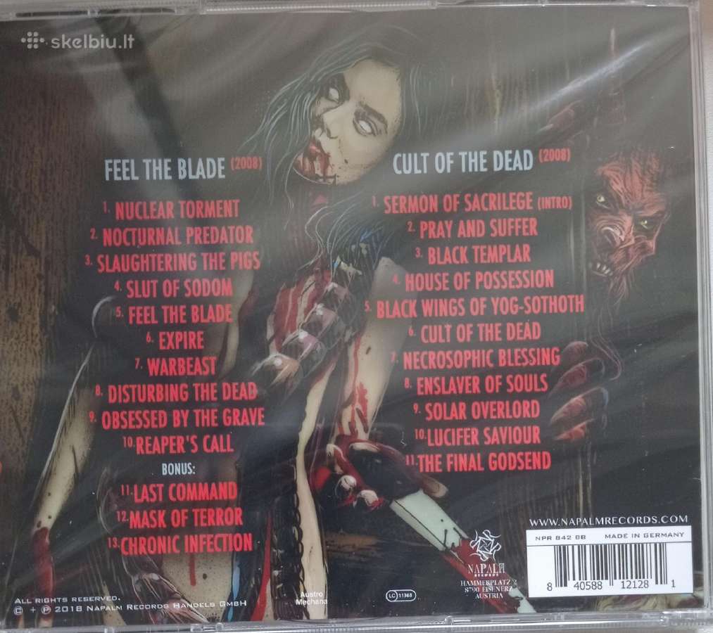 Legion Of The Damned - Feel The Blade/cult Of The - nuotraukos Nr. 2