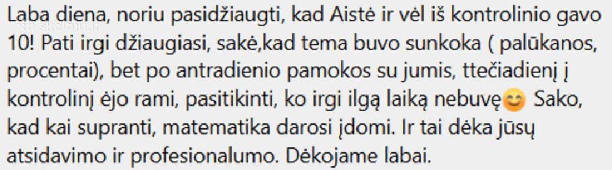 Matematikos korepetitorius nuotoliu (5–10 kl.) - nuotraukos Nr. 3