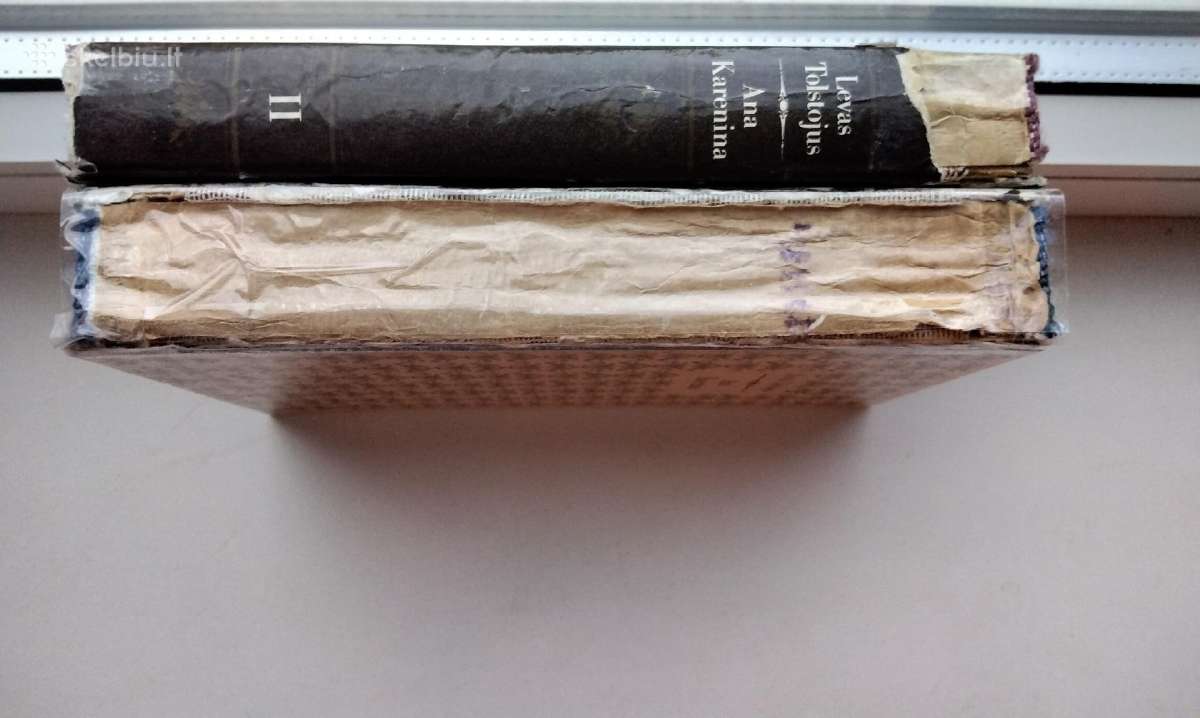 L. Tolstojus. Ana Karenina. 1,2 tomai. 1983 m. lei - nuotraukos Nr. 16