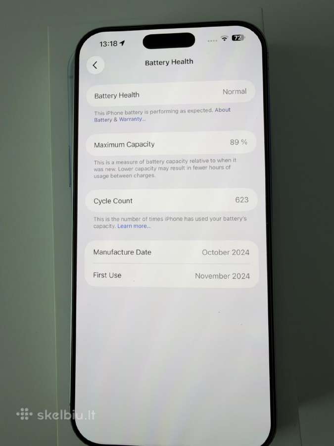 iPhone 16 pro max 256 - nuotraukos Nr. 16