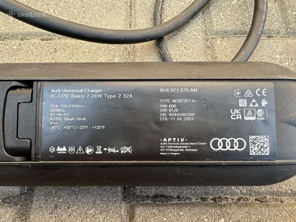 Audi E-tron Pakrovimo laidas - nuotraukos Nr. 3