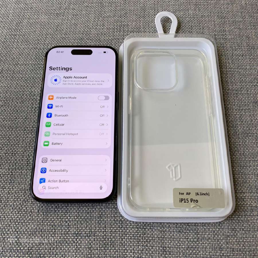 Apple iPhone 15 Pro 256gb Black Titanium - nuotraukos Nr. 2