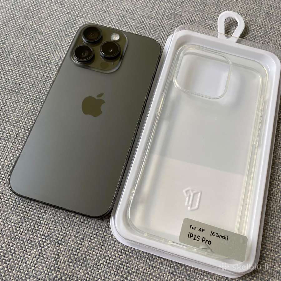 Apple iPhone 15 Pro 256gb Black Titanium - nuotraukos Nr. 6