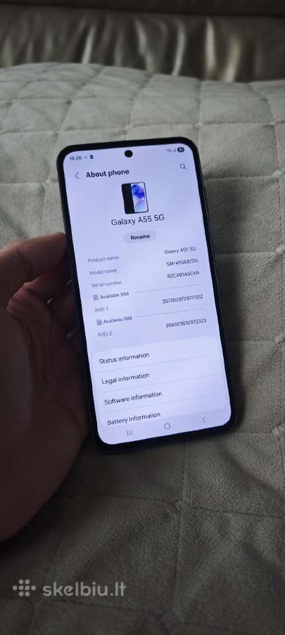 Samsung A55 5G - nuotraukos Nr. 4