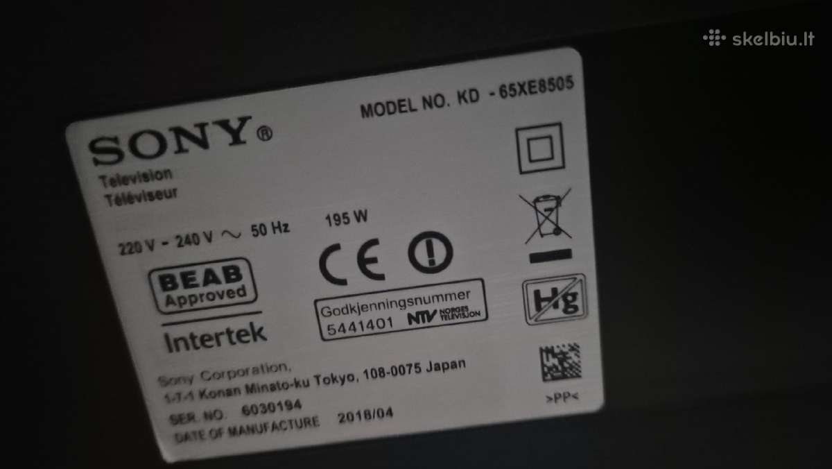 Sony Smart TV - nuotraukos Nr. 4