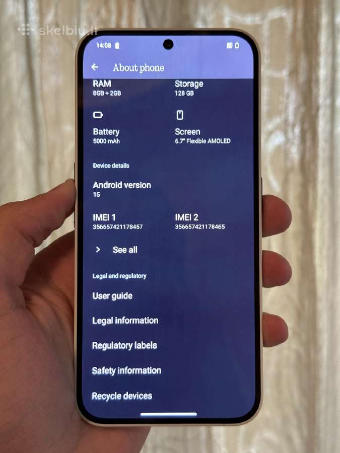 Nothing Phone (2a) 128gb - nuotraukos Nr. 6