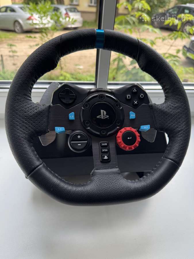 Logitech G29 vairas, pedalai + Shifteris - nuotraukos Nr. 2