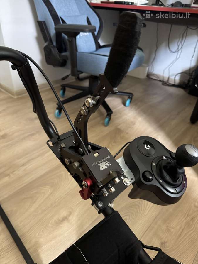 Logitech G29 vairas, pedalai + Shifteris - nuotraukos Nr. 7