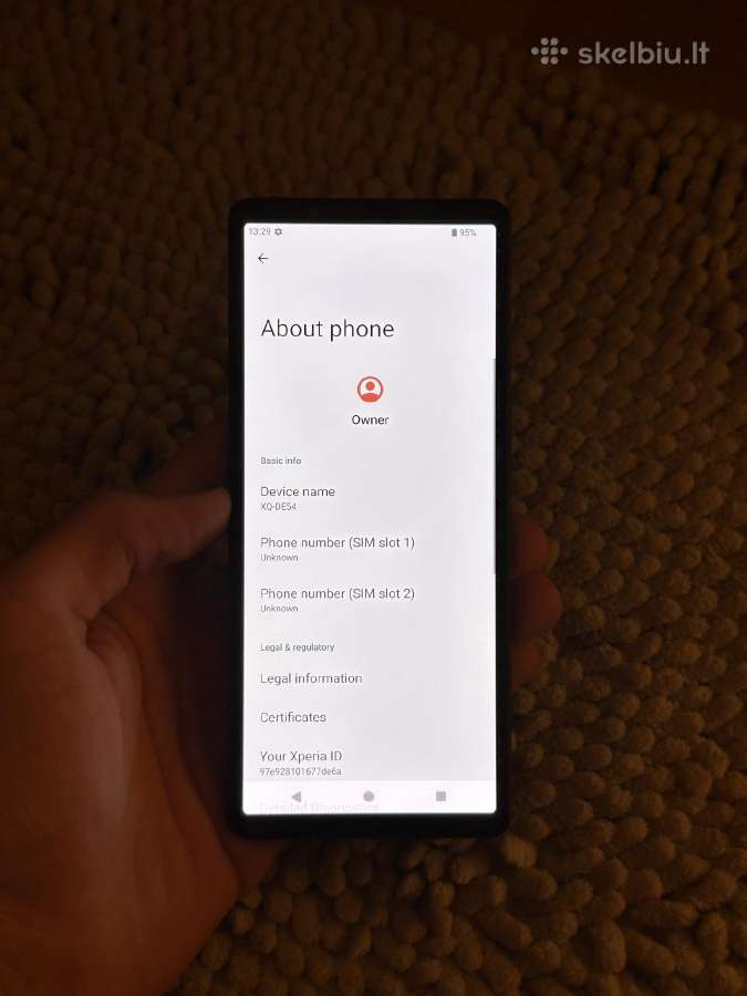 Sony Xperia 5 V Xq-de54 - nuotraukos Nr. 4