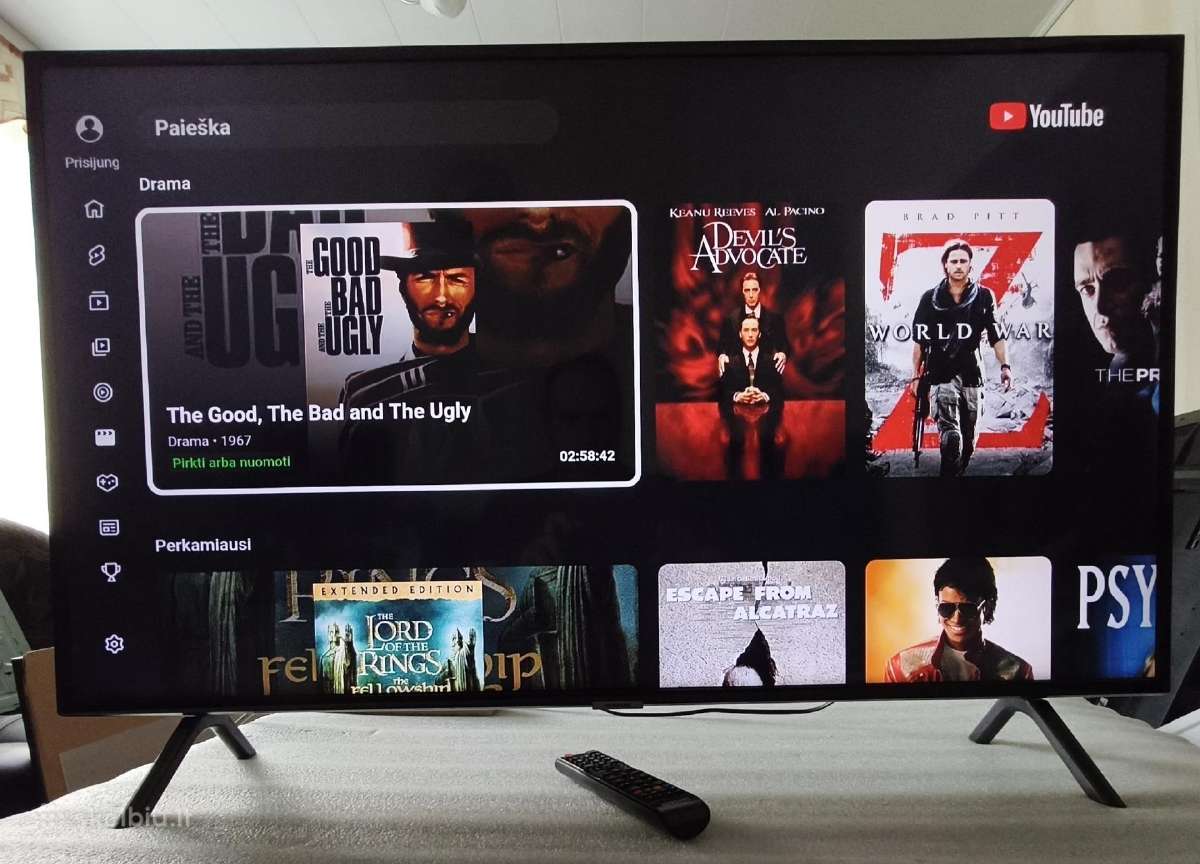 Samsung 43" 109cm Smart 4k Wi-fi - nuotraukos Nr. 2