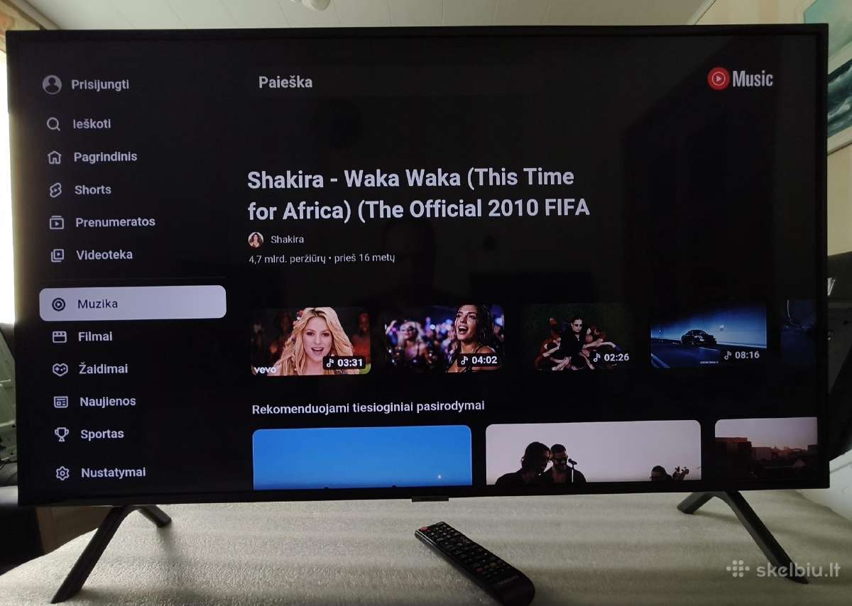 Samsung 43" 109cm Smart 4k Wi-fi - nuotraukos Nr. 4