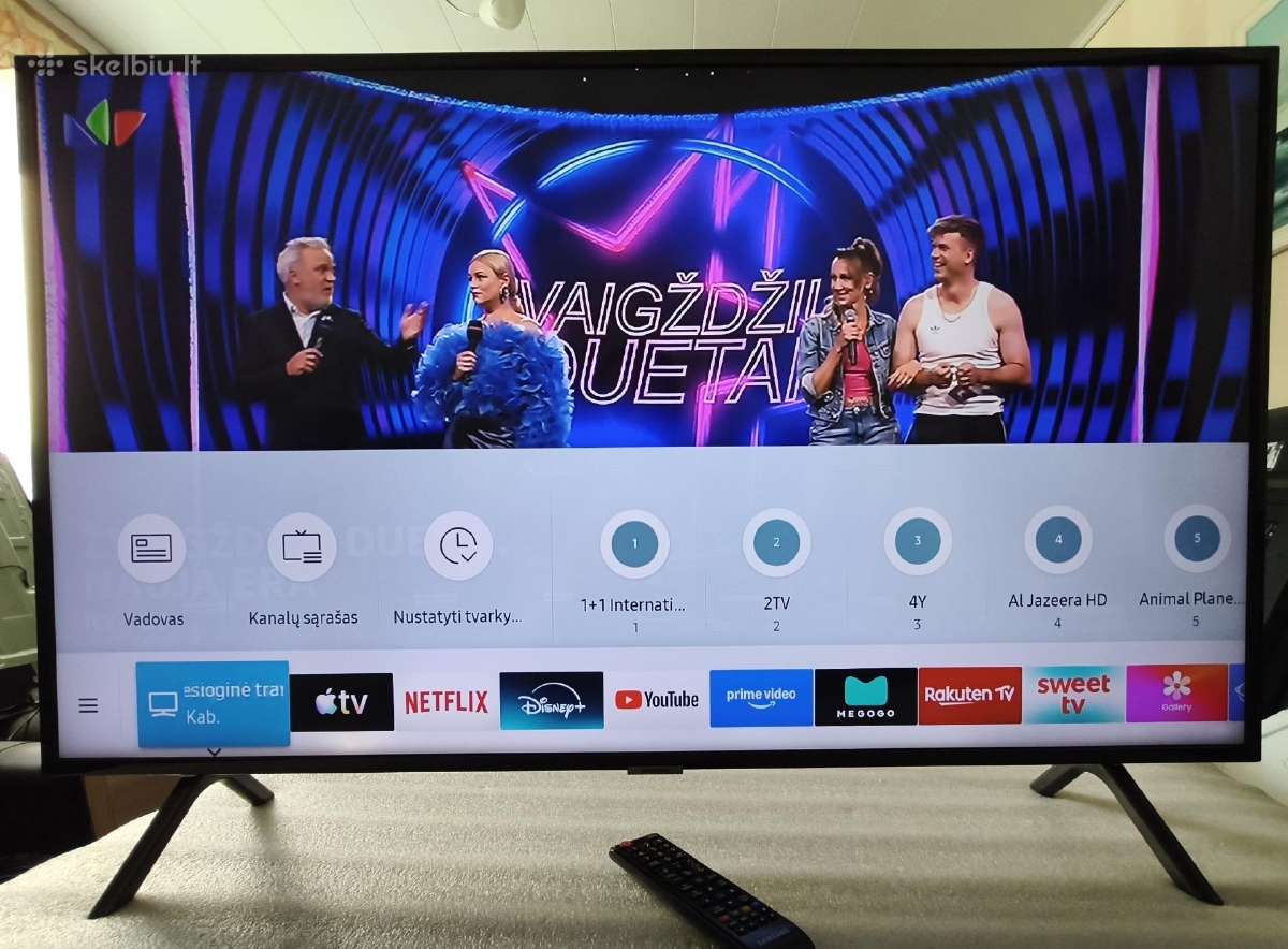 Samsung 43" 109cm Smart 4k Wi-fi - nuotraukos Nr. 3
