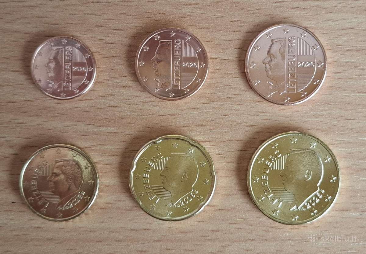 Retos euro monetos - nuotraukos Nr. 4