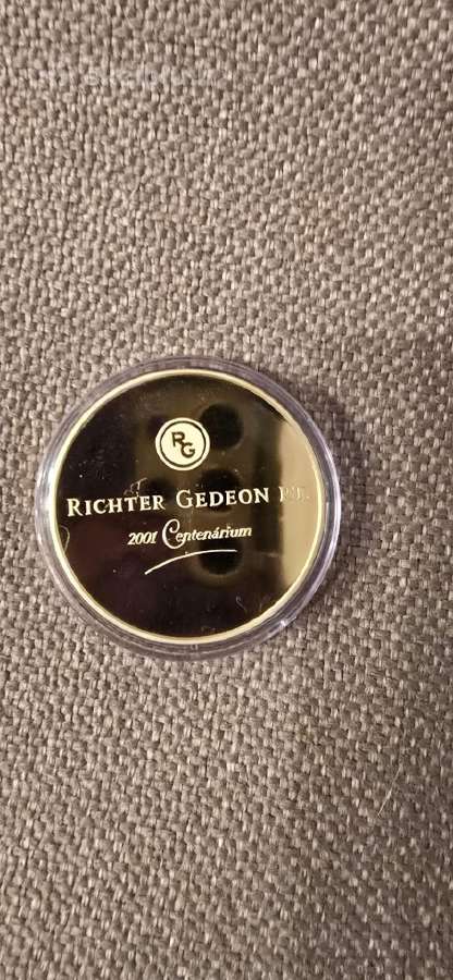 Gedeon Richter 2001 Centenary jubiliejinis medalis - nuotraukos Nr. 4